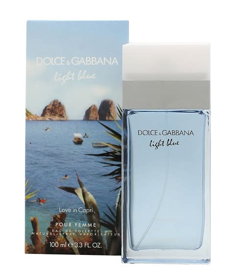 DOLCE&GABBANA Light Blue Love in Capri Eau de Toilette, 3.4 